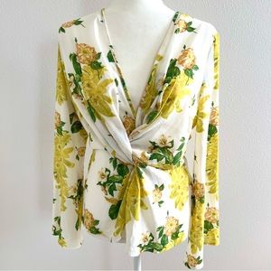 Brand New Missguided Floral Blouse